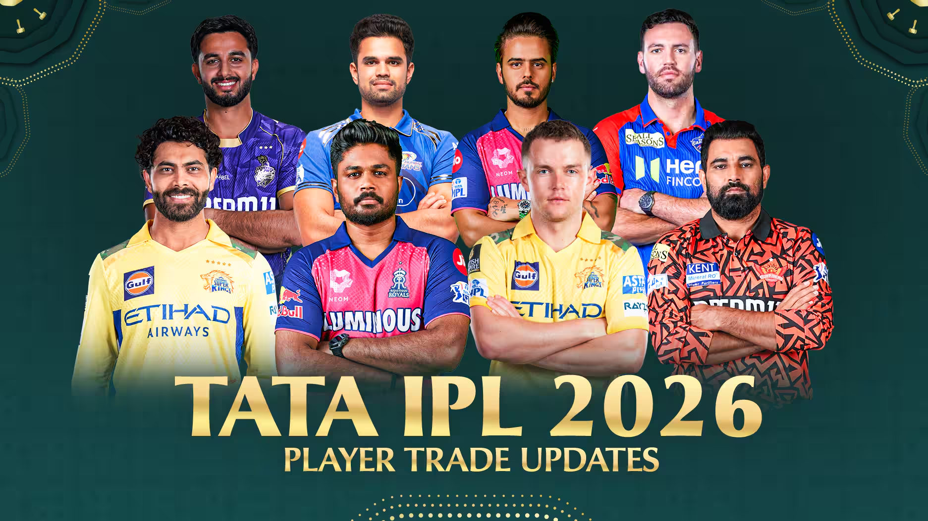 IPL 2026 all teams and captains - Bet on Teslaexch
